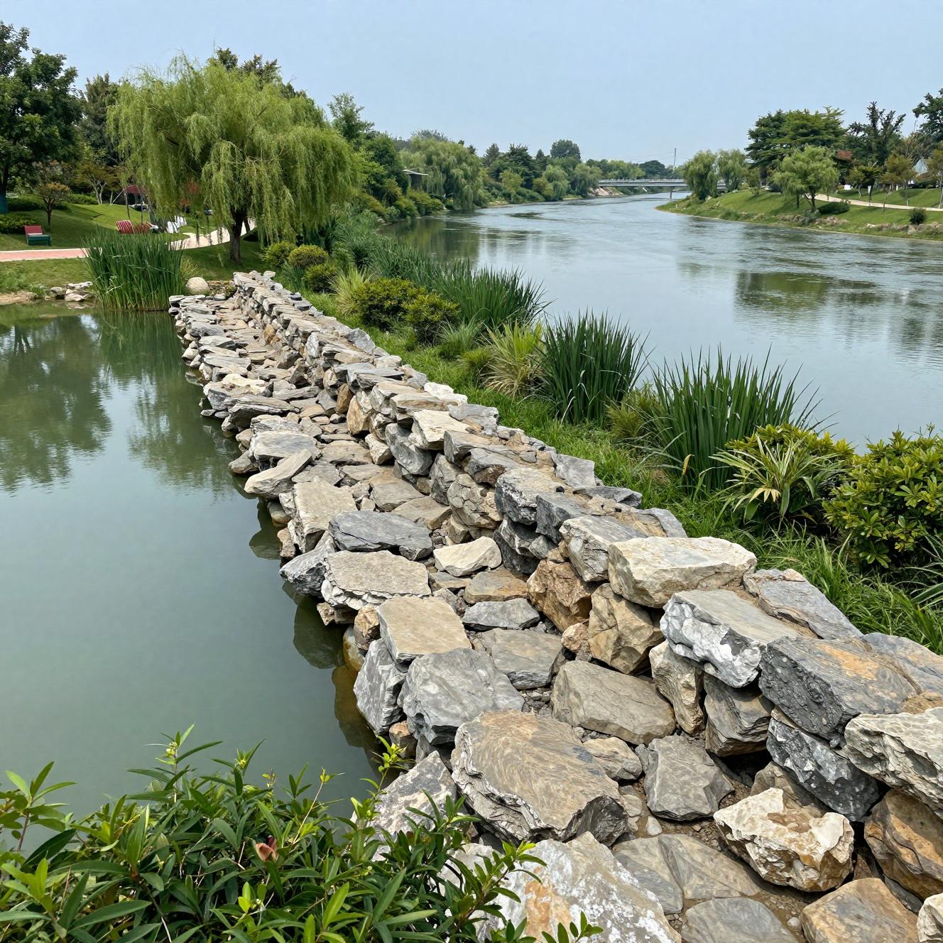 河道生态驳岸景观工程